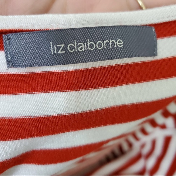 Liz Claiborne striped tank top - Picture 6 of 7